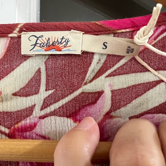 Faherty Sorrento Print Maxi Dress - Size S - NWT - Picture 8 of 9